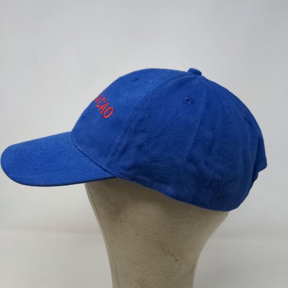 Curaco Men's Slideback Hat Blue Embroidered Logo Caribbean Beach - Picture 5 of 10